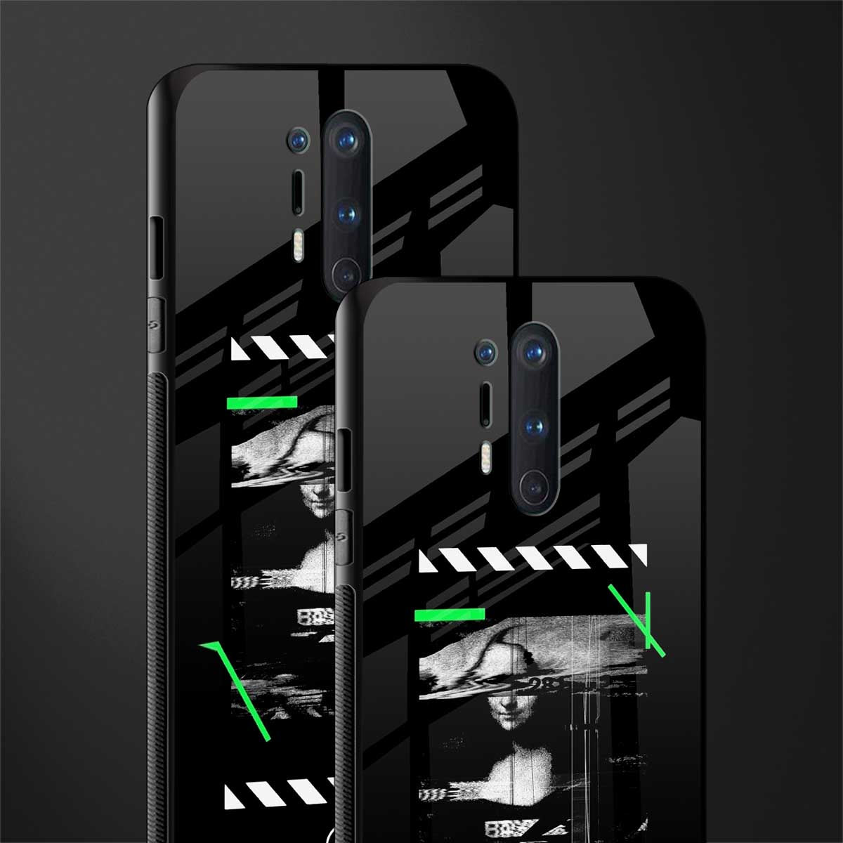 mona lisa art glass case for oneplus 8 pro image-2
