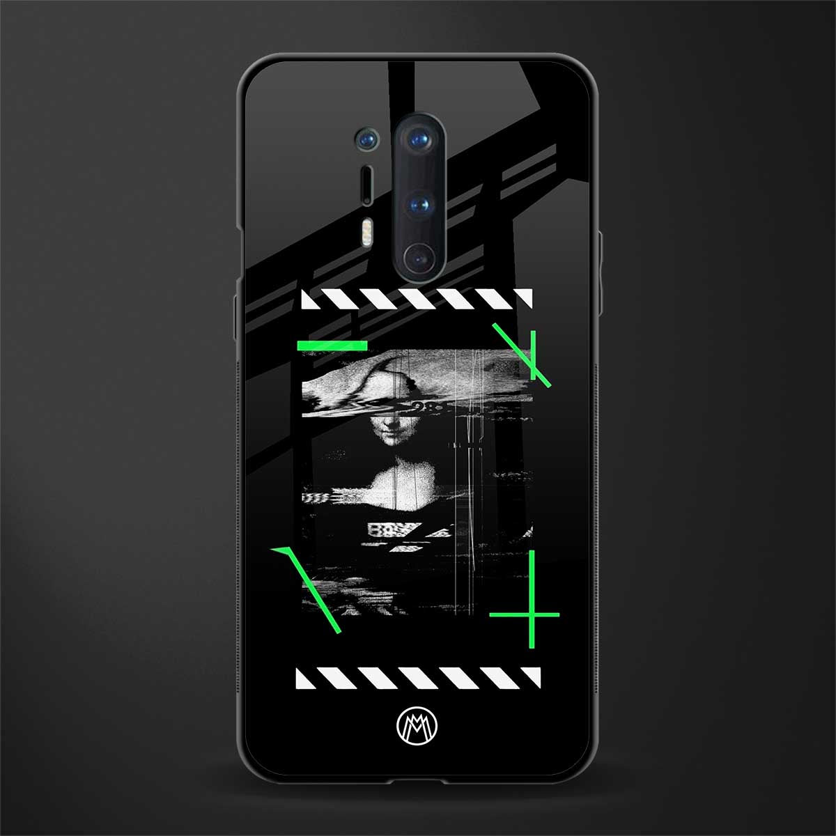 mona lisa art glass case for oneplus 8 pro image