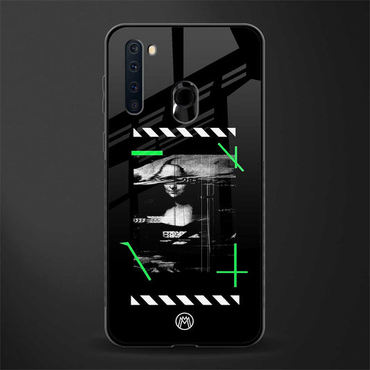 mona lisa art glass case for samsung a21 image