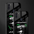 mona lisa art glass case for samsung a11 image-2