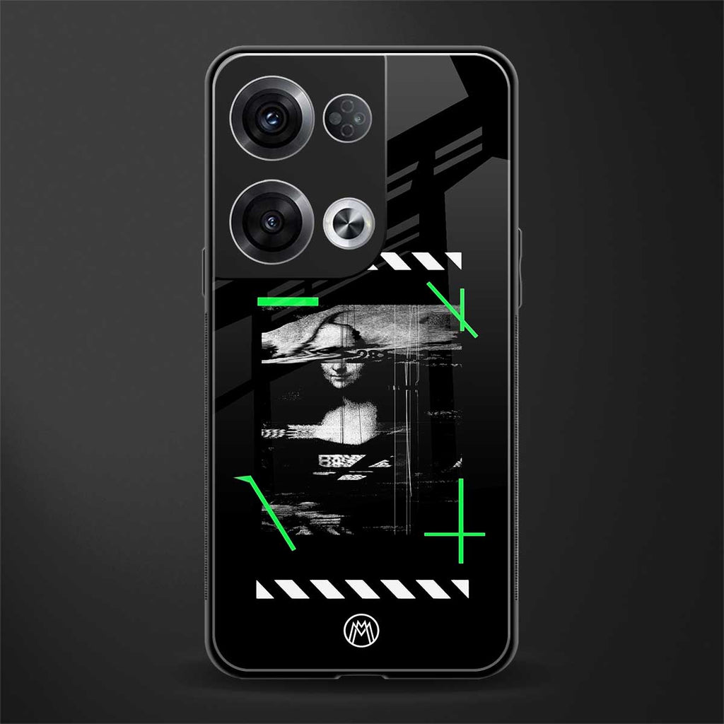 mona lisa art back phone cover | glass case for oppo reno 8