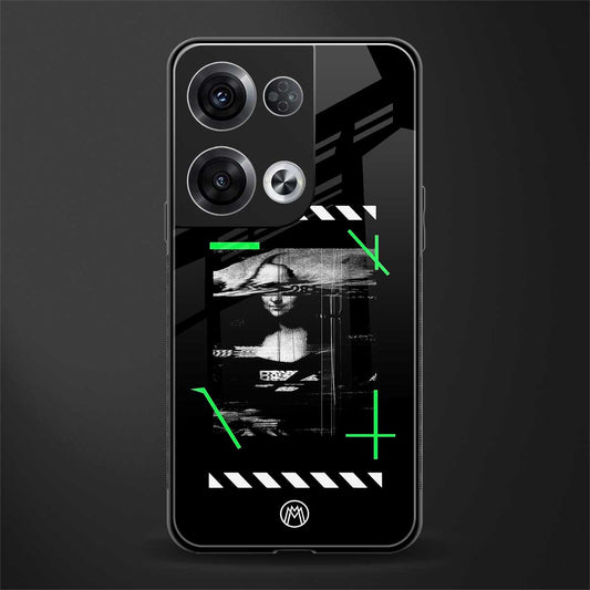 mona lisa art back phone cover | glass case for oppo reno 8