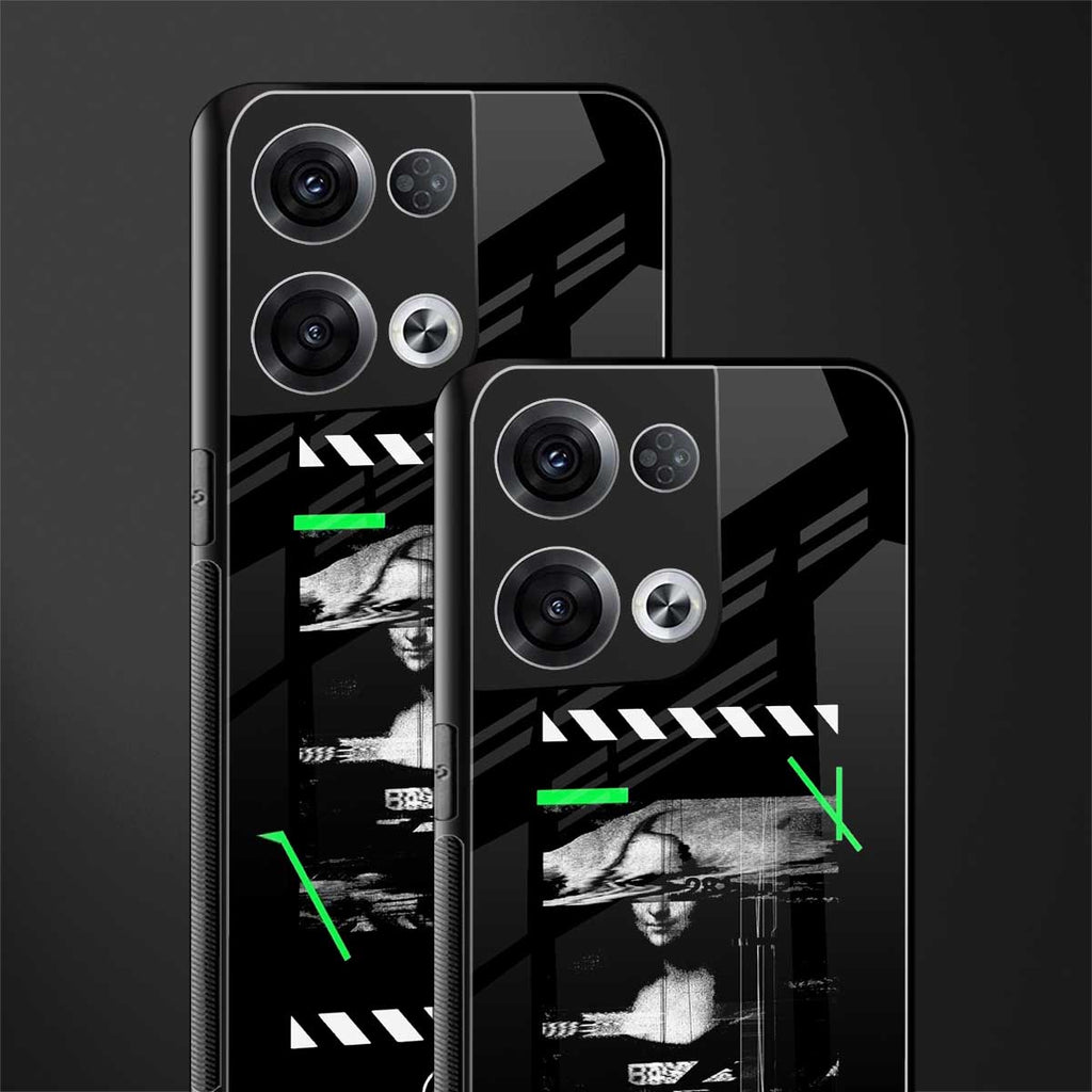 mona lisa art back phone cover | glass case for oppo reno 8 pro