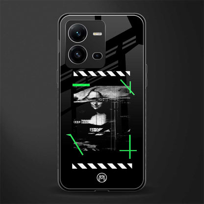 mona lisa art back phone cover | glass case for vivo v25-5g