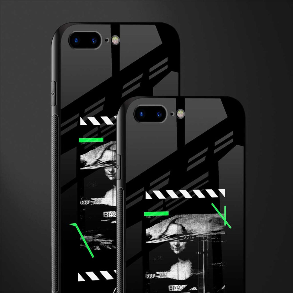 mona lisa art glass case for iphone 7 plus image-2