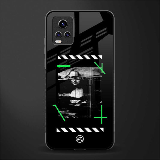 mona lisa art back phone cover | glass case for vivo v21e 4g