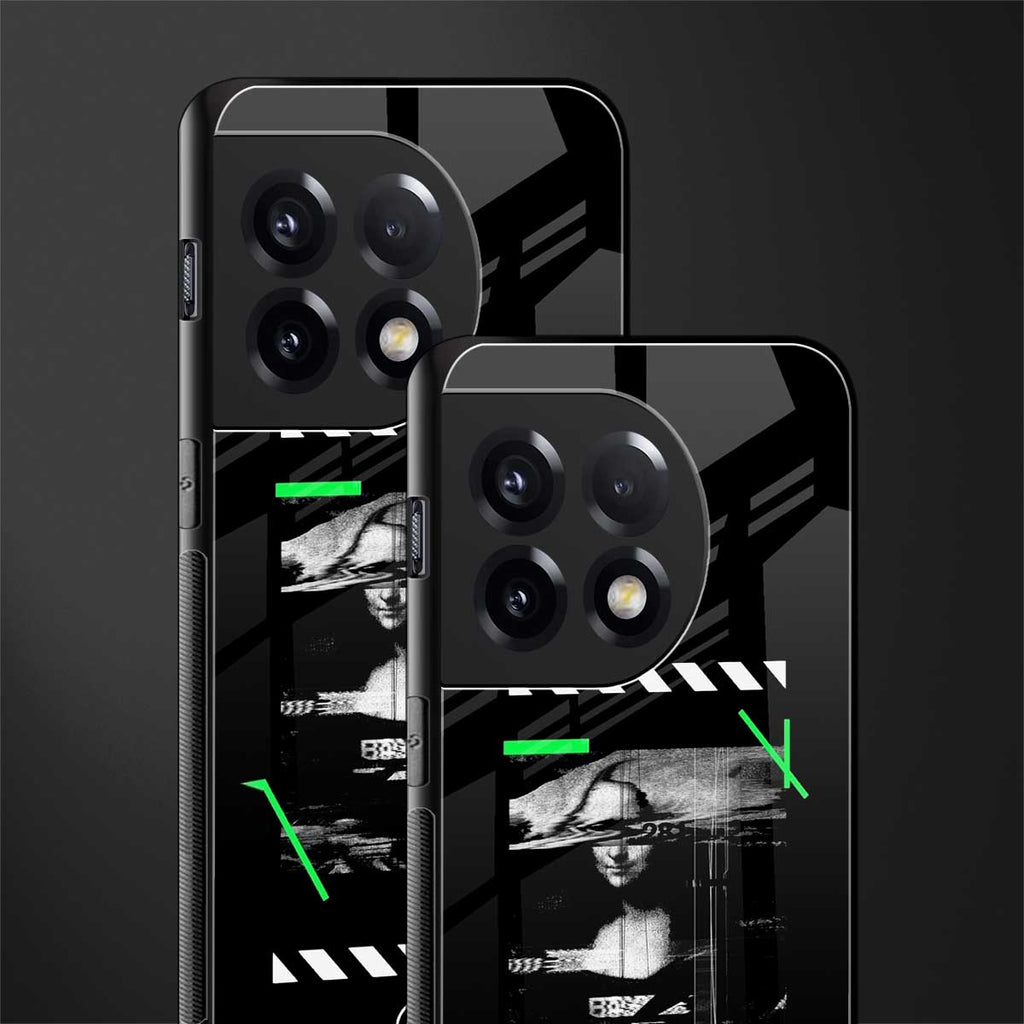mona lisa art back phone cover | glass case for oneplus 11r