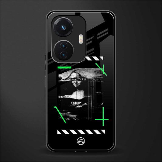 mona lisa art back phone cover | glass case for vivo t1 44w 4g