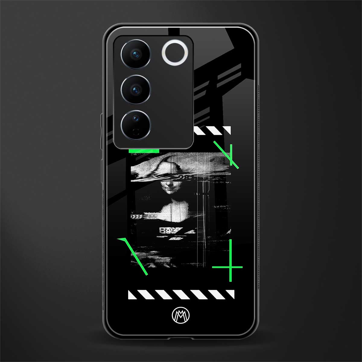 mona lisa art back phone cover | glass case for vivo v27 pro 5g
