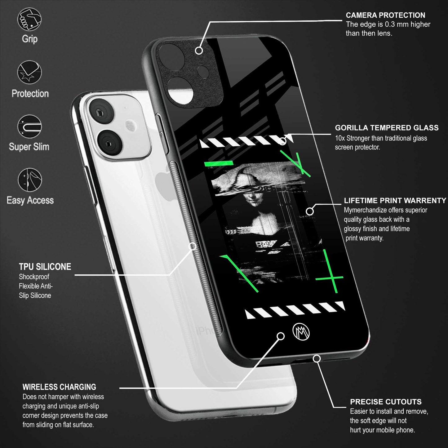 mona lisa art glass case for samsung galaxy a32 4g image-4