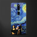 mona lisa starry night glass case for oppo f11 pro image
