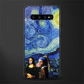 mona lisa starry night glass case for samsung galaxy s10 image