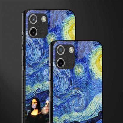 mona lisa starry night glass case for realme c11 image-2