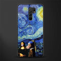 mona lisa starry night glass case for poco m2 image
