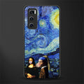 mona lisa starry night glass case for vivo v20 se image