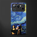 mona lisa starry night glass case for mi 11 ultra 5g image