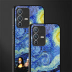 mona lisa starry night glass case for vivo v23 pro 5g image-2