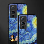 mona lisa starry night glass case for vivo x70 image-2