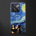 mona lisa starry night back phone cover | glass case for oneplus 10t