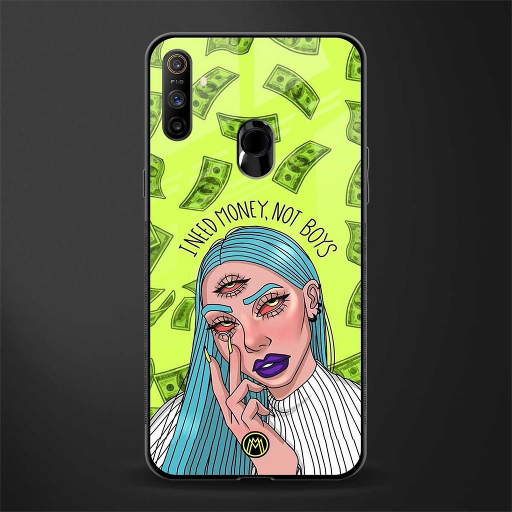 money over boys glass case for realme narzo 10a image