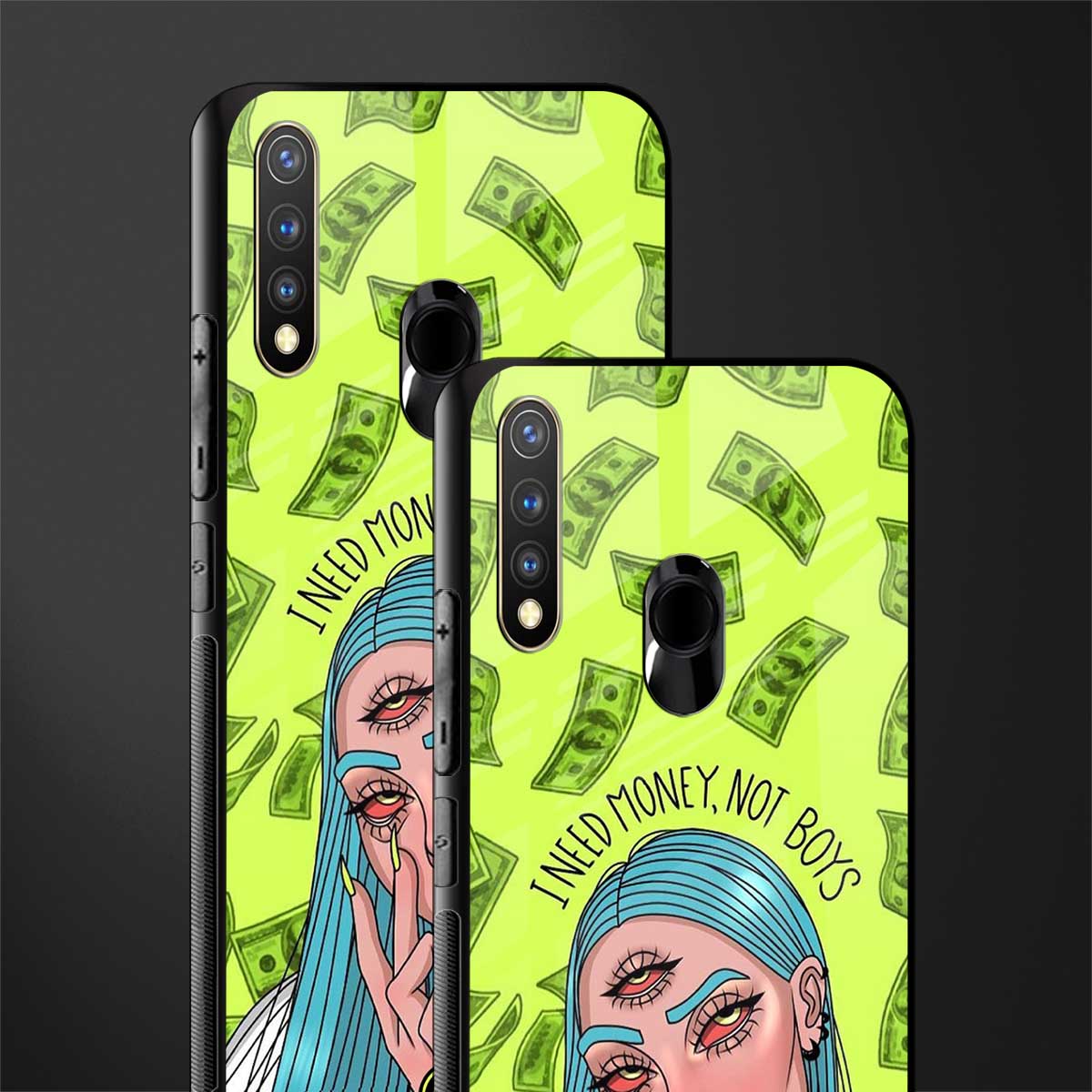 money over boys glass case for vivo u20 image-2