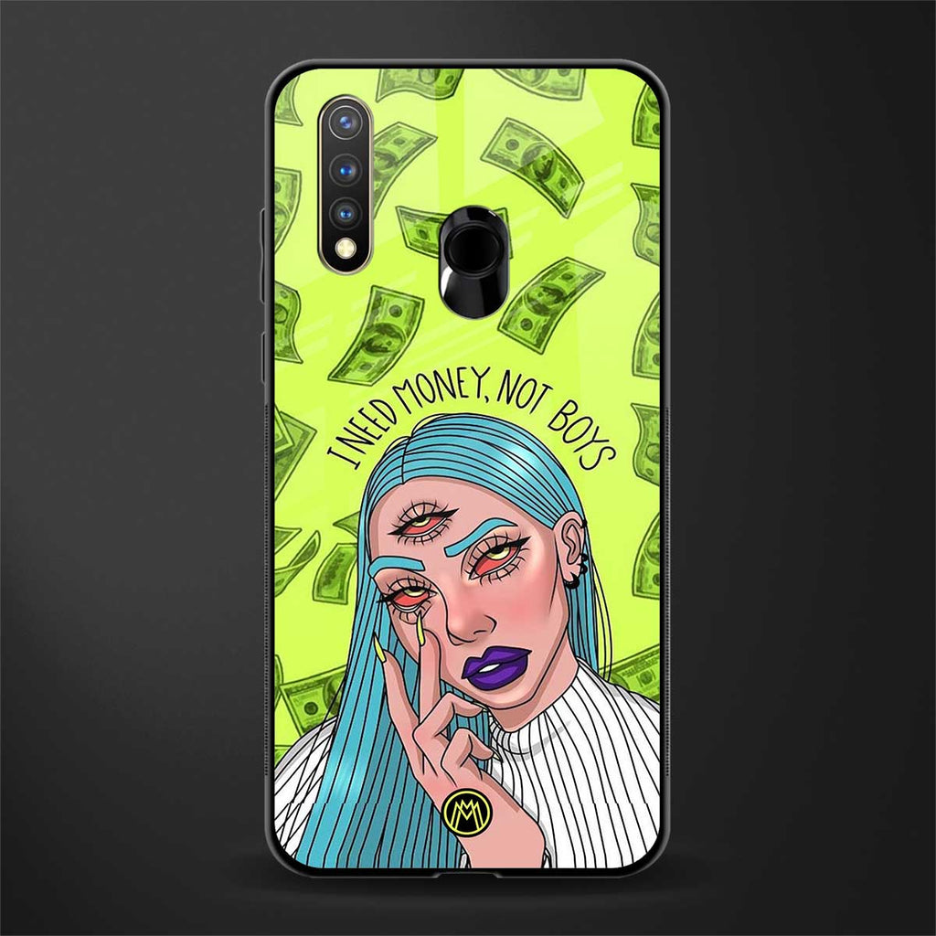 money over boys glass case for vivo y19 image