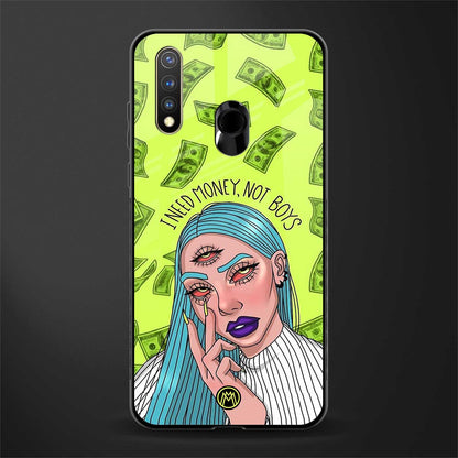 money over boys glass case for vivo y19 image
