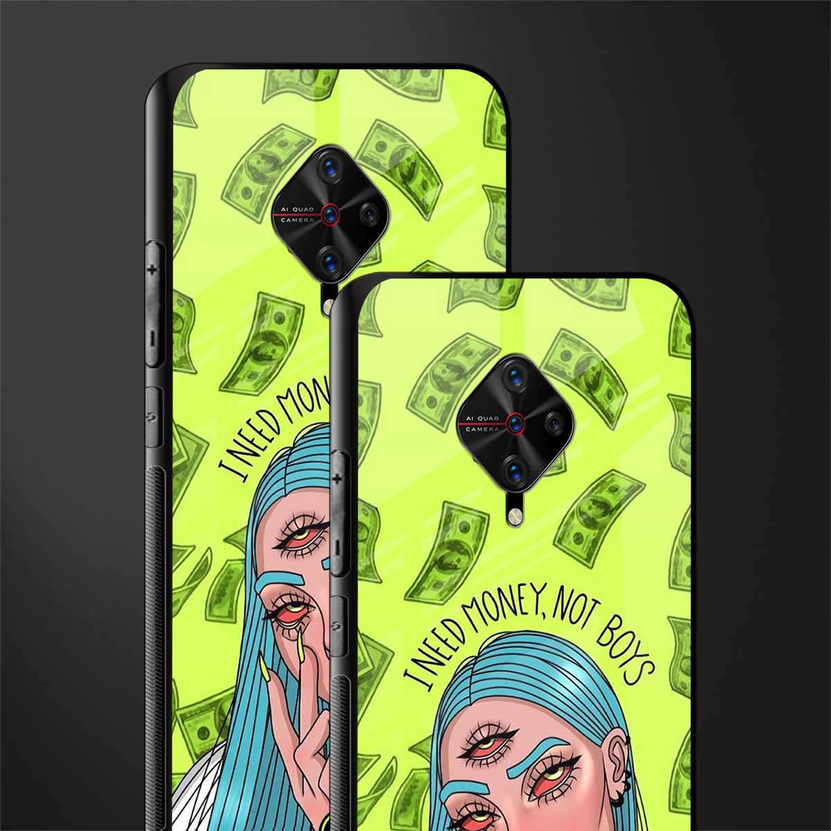 money over boys glass case for vivo s1 pro image-2