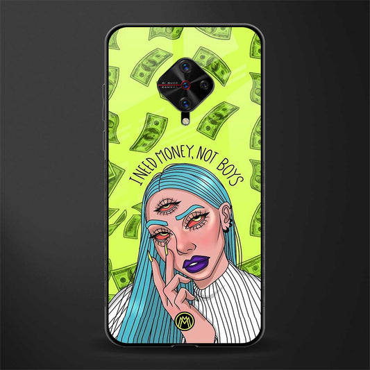 money over boys glass case for vivo s1 pro image