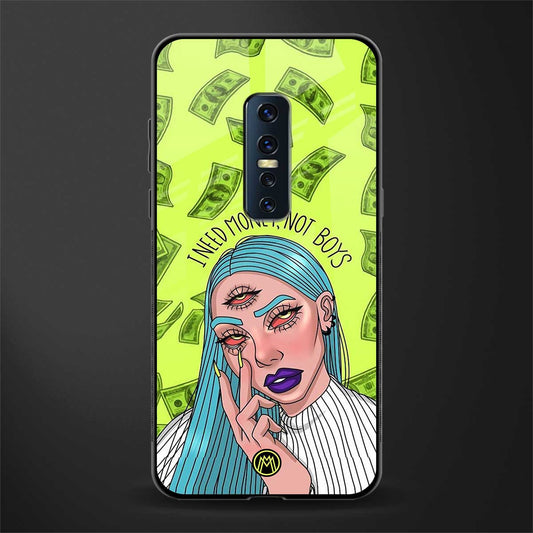 money over boys glass case for vivo v17 pro image