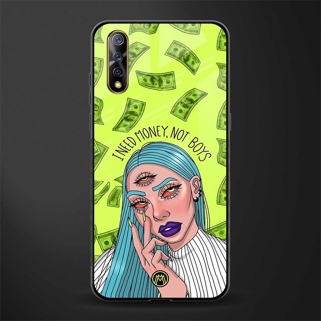 money over boys glass case for vivo s1 image
