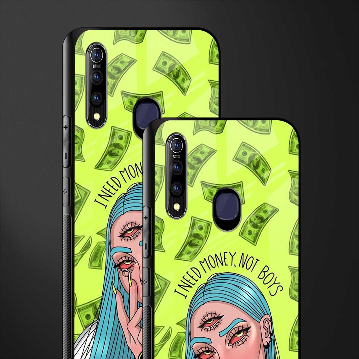 money over boys glass case for vivo z1 pro image-2