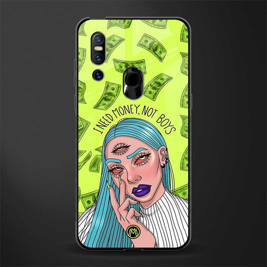 money over boys glass case for vivo v15 image