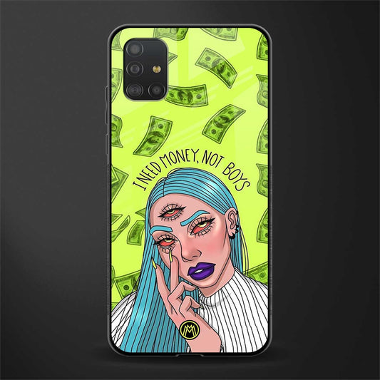 money over boys glass case for samsung galaxy a51 image