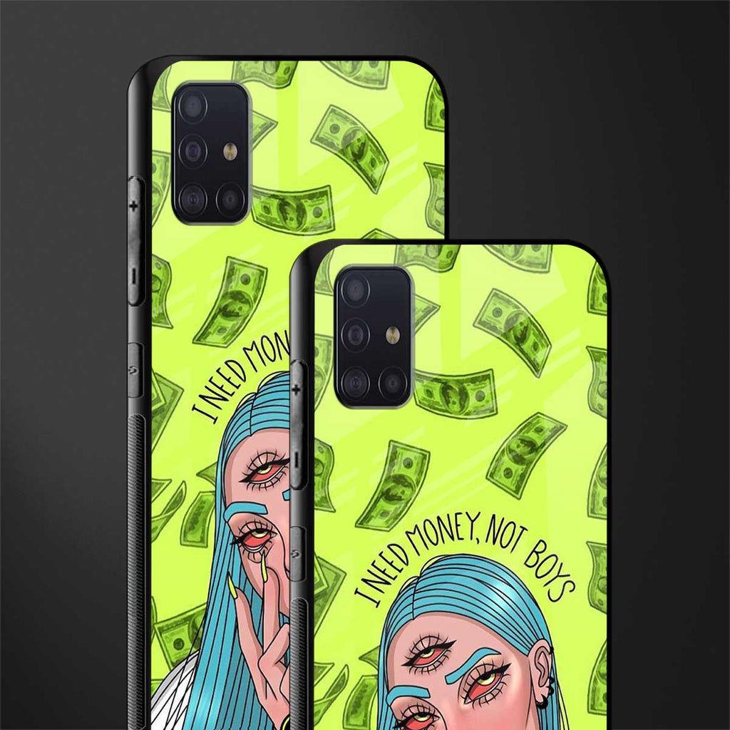 money over boys glass case for samsung galaxy a71 image-2