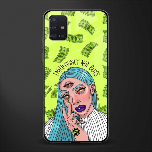 money over boys glass case for samsung galaxy a71 image