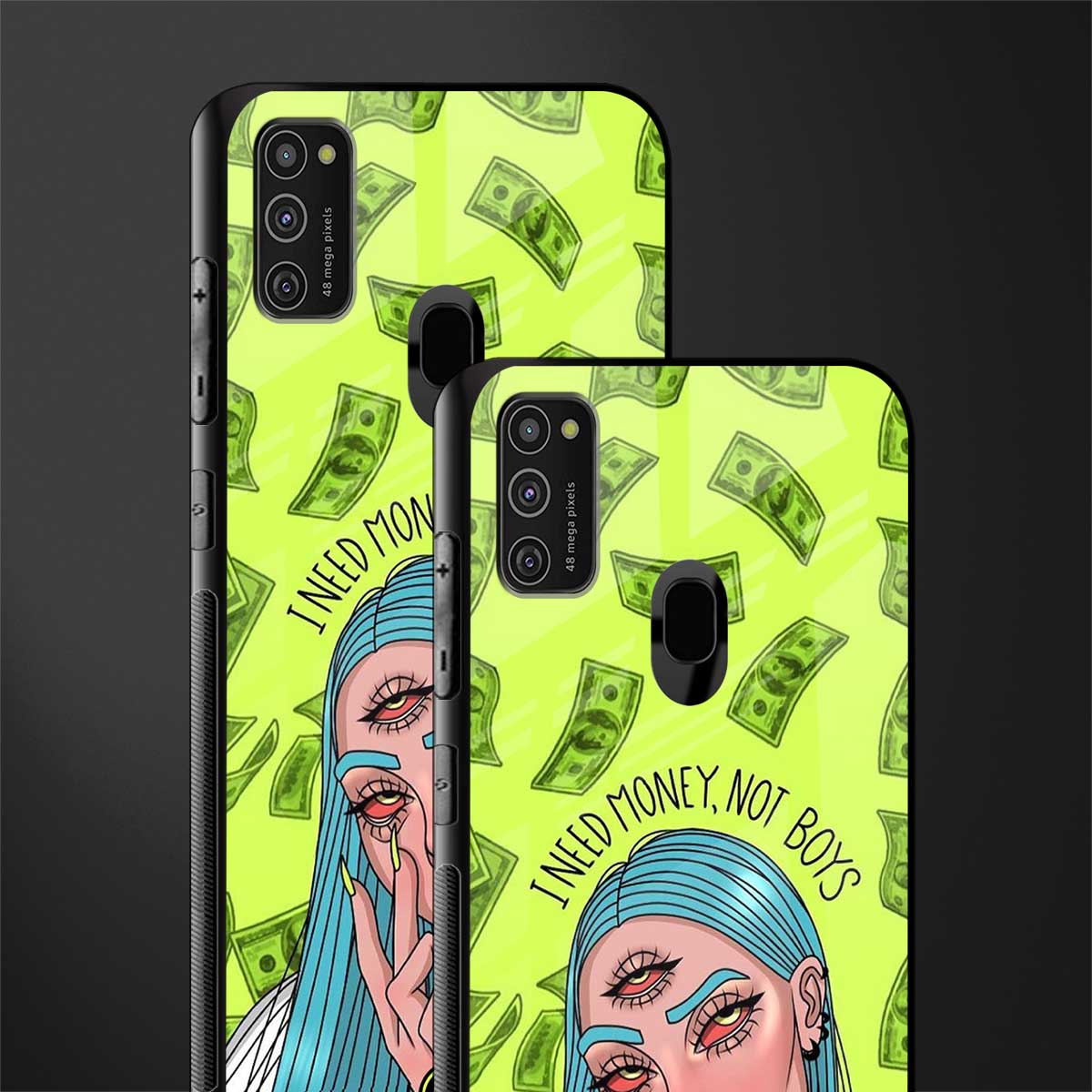 money over boys glass case for samsung galaxy m21 image-2