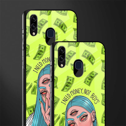 money over boys glass case for samsung galaxy a30 image-2