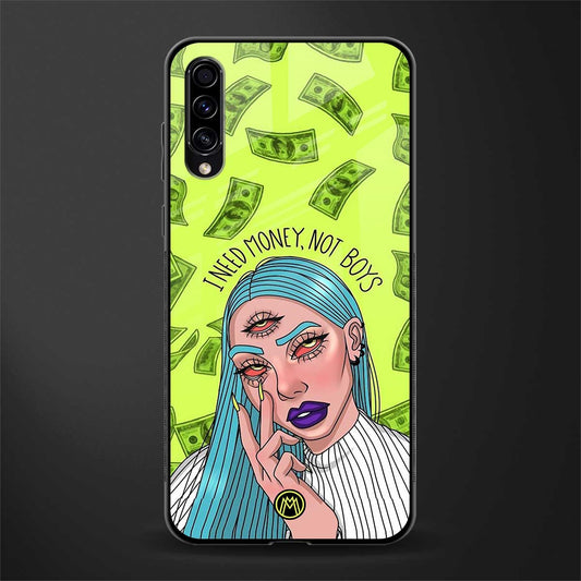 money over boys glass case for samsung galaxy a70 image