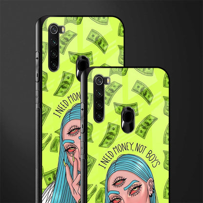 money over boys glass case for redmi note 8 image-2