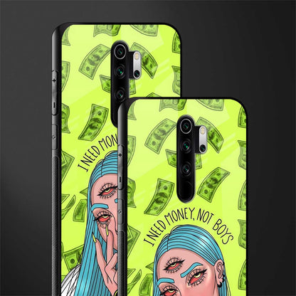 money over boys glass case for redmi note 8 pro image-2