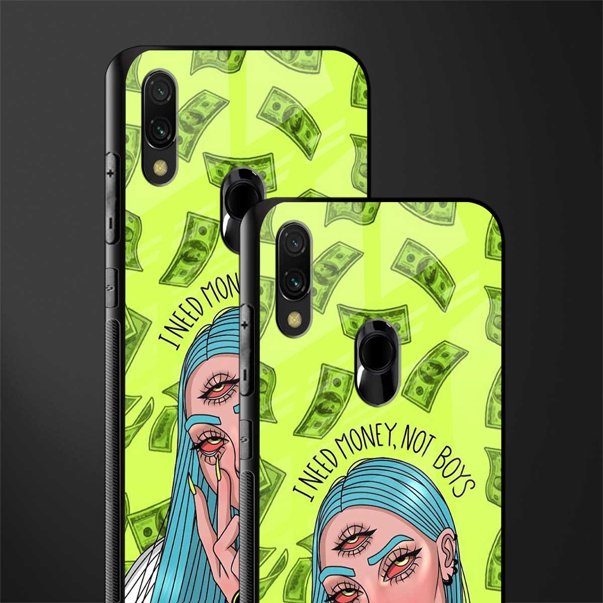 money over boys glass case for redmi note 7s image-2