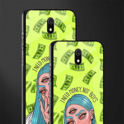 money over boys glass case for redmi 8a image-2