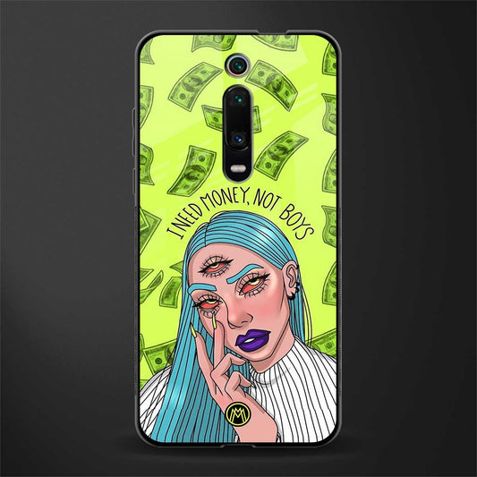 money over boys glass case for redmi k20 image