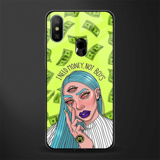 money over boys glass case for redmi 6 pro image