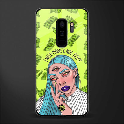 money over boys glass case for samsung galaxy s9 plus image