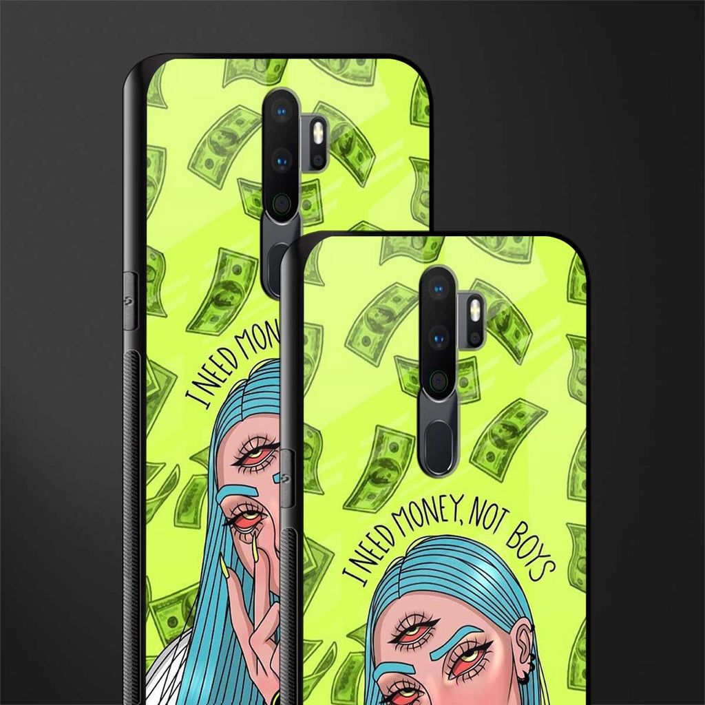 money over boys glass case for oppo a9 2020 image-2