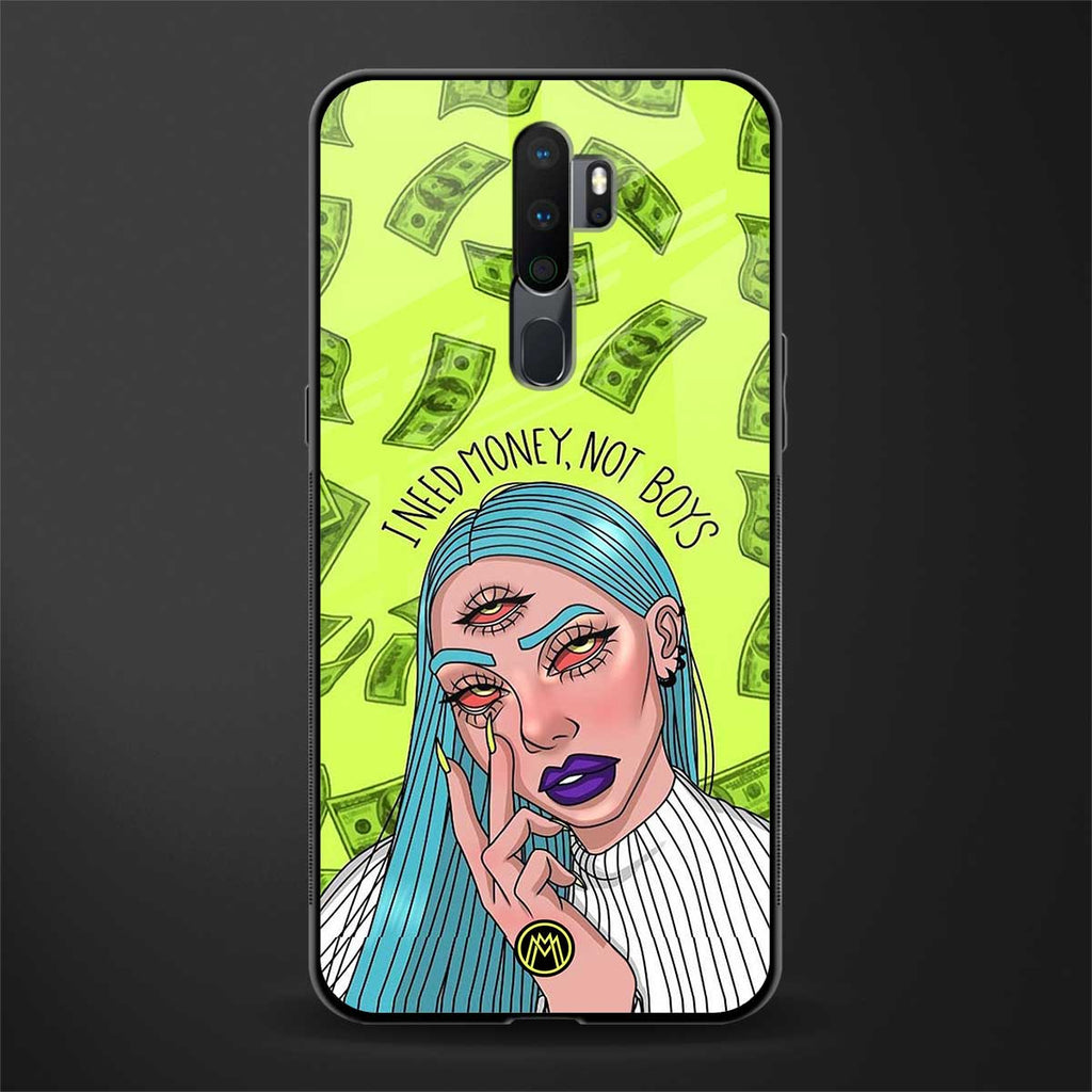 money over boys glass case for oppo a9 2020 image