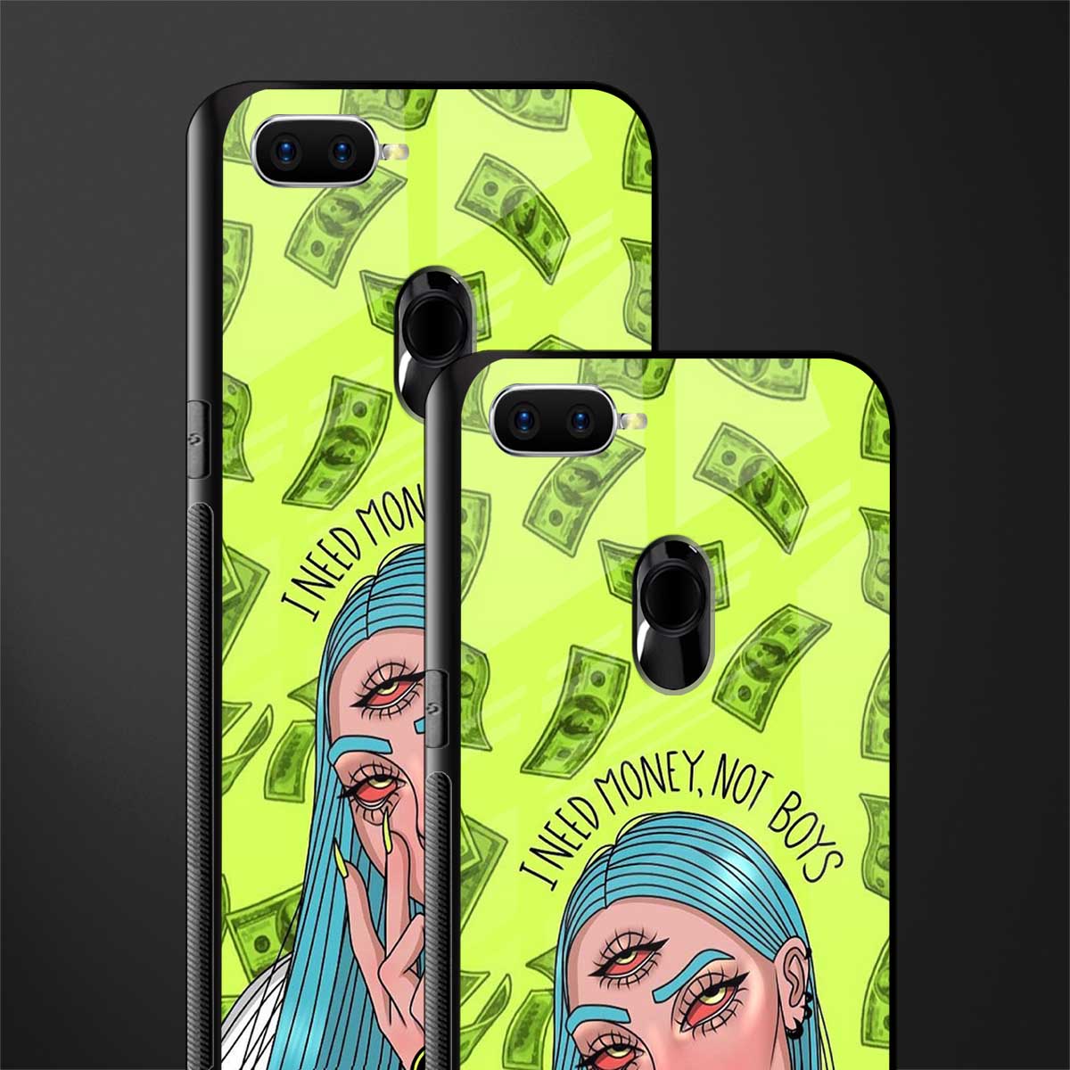 money over boys glass case for oppo a7 image-2