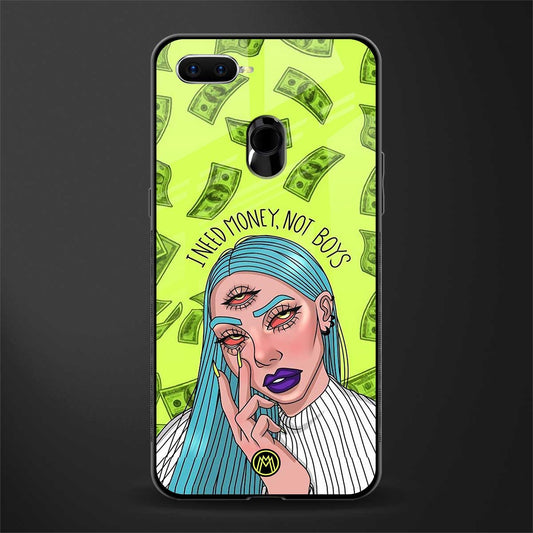 money over boys glass case for oppo a7 image